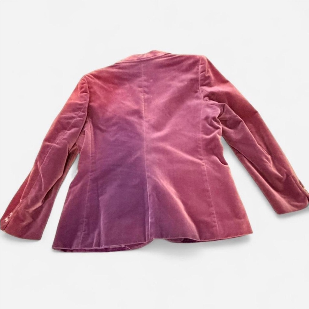 Vintage Leslie Fay Personal Velvet Jacket, Mauve, Size 14 (Fits Modern 10–12) - Picture 5 of 8